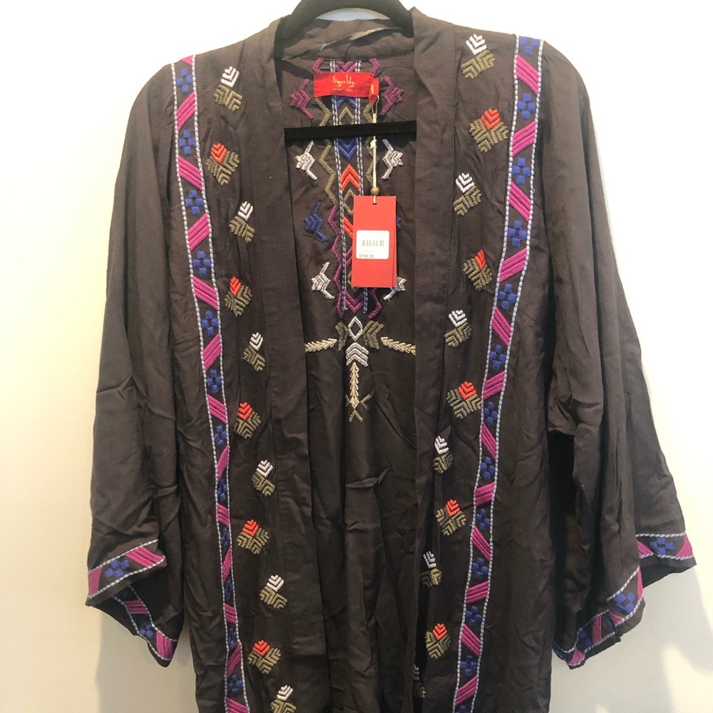 Tiger Lily kimono sz M/L